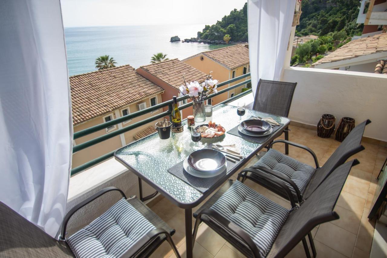Alexandras On The Beach And Pool Apt Glyfada (Corfu) Exterior foto